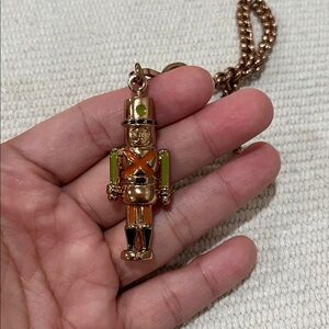 Celine Rose Gold Nutcracker Keychain